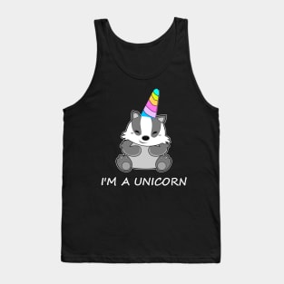 Unicorn Badge Funny Tank Top